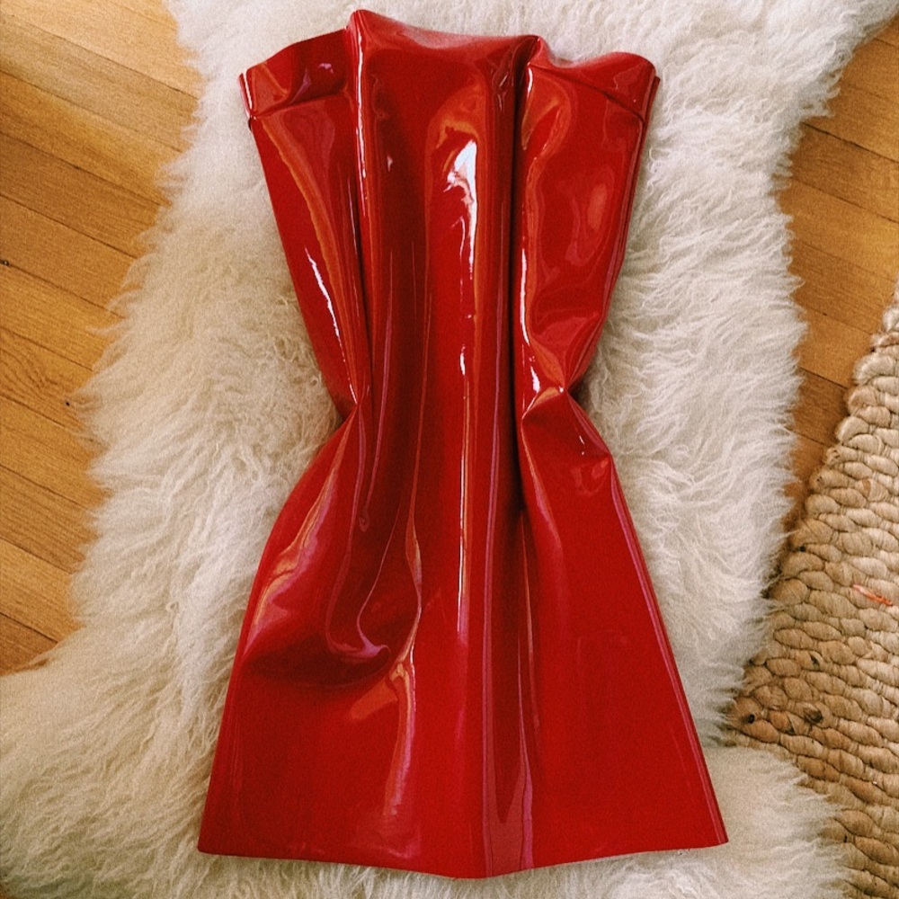 Meshki latex dress